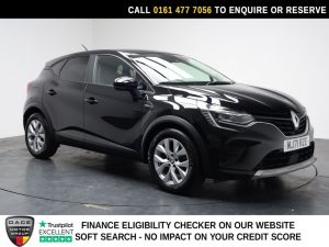 Used 2021 BLACK RENAULT CAPTUR SUV 1.0 TCe Iconic SUV 5dr Petrol Manual Euro 6 (s/s) (90 ps) (reg. 2021-10-18) for sale in Stockport