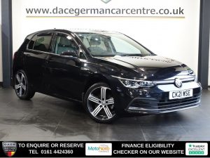 Used 2021 BLACK VOLKSWAGEN GOLF Hatchback 1.5 TSI Style Hatchback 5dr Petrol Manual Euro 6 (s/s) (150 ps) (reg. 2021-03-31) for sale in Altrincham