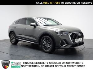 Used 2021 GREY AUDI Q3 SUV 2.0 TFSI 40 S line Sportback 5dr Petrol S Tronic quattro Euro 6 (s/s) (190 ps) (reg. 2021-09-21) for sale in Stockport
