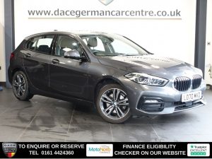 Used 2021 GREY BMW 1 SERIES Hatchback 1.5 118i Sport Hatchback 5dr Petrol DCT Euro 6 (s/s) (136 ps) (reg. 2021-01-20) for sale in Altrincham