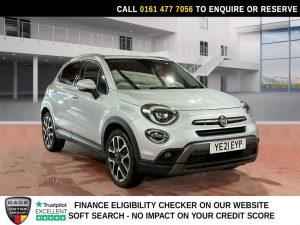 Used 2021 GREY FIAT 500X SUV 1.3 FireFly Turbo MultiAir Cross Plus SUV 5dr Petrol DCT Euro 6 (s/s) (150 ps) (reg. 2021-03-30) for sale in Stockport