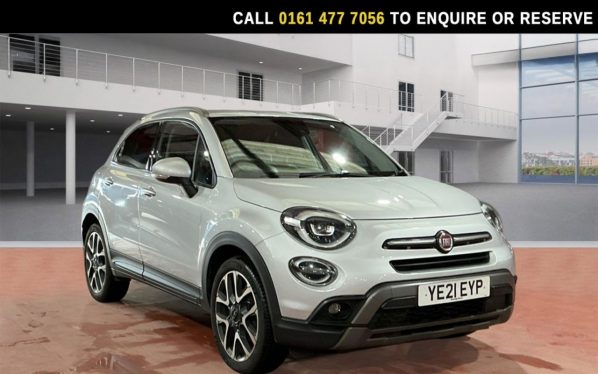 Used 2021 GREY FIAT 500X SUV 1.3 FireFly Turbo MultiAir Cross Plus SUV 5dr Petrol DCT Euro 6 (s/s) (150 ps) (reg. 2021-03-30) for sale in Stockport