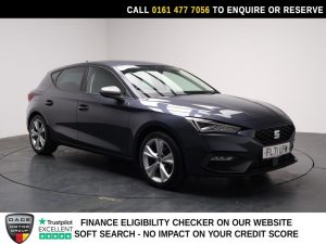 Used 2021 GREY SEAT LEON Hatchback 1.5 TSI EVO FR Hatchback 5dr Petrol Manual Euro 6 (s/s) (130 ps) (reg. 2021-12-17) for sale in Stockport