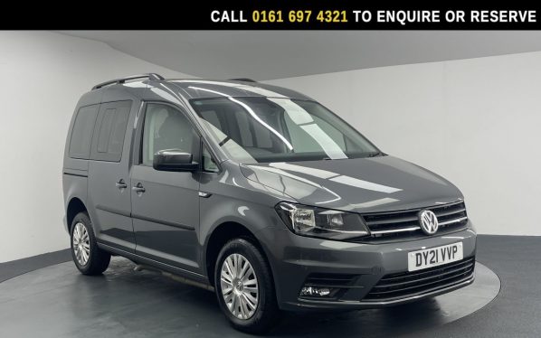 Used 2021 GREY VOLKSWAGEN CADDY LIFE MPV 2.0 TDI MPV 5dr Diesel DSG Euro 6 (s/s) (102 ps) (reg. 2021-06-30) for sale in Manchester