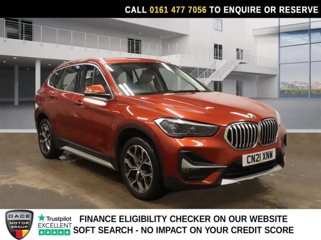 Used 2021 ORANGE BMW X1 SUV 2.0 20i xLine SUV 5dr Petrol DCT sDrive Euro 6 (s/s) (178 ps) (reg. 2021-05-21) for sale in Stockport