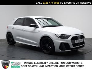 Used 2021 WHITE AUDI A1 Hatchback 1.0 TFSI 25 S line Sportback 5dr Petrol S Tronic Euro 6 (s/s) (95 ps) (reg. 2021-01-18) for sale in Stockport