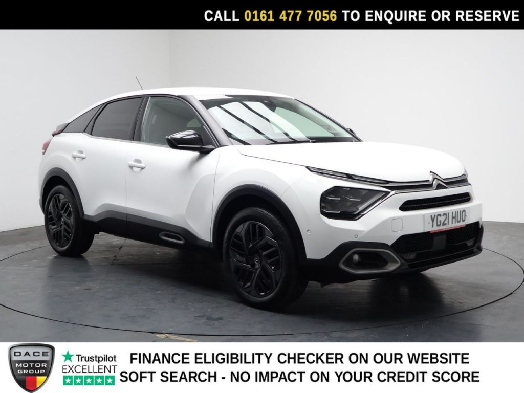 Used 2021 WHITE CITROEN C4 Hatchback 1.2 PureTech Shine Hatchback 5dr Petrol EAT8 Euro 6 (s/s) (130 ps) (reg. 2021-07-29) for sale in Stockport