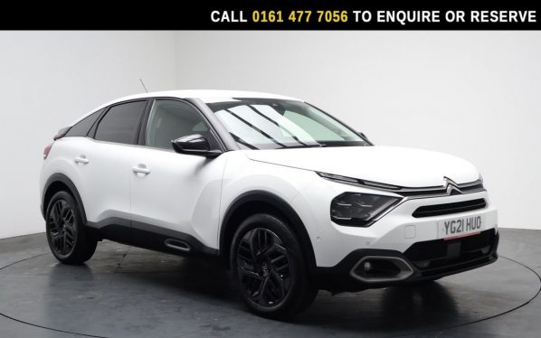 Used 2021 WHITE CITROEN C4 Hatchback 1.2 PureTech Shine Hatchback 5dr Petrol EAT8 Euro 6 (s/s) (130 ps) (reg. 2021-07-29) for sale in Stockport