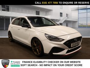 Used 2021 WHITE HYUNDAI I30 Hatchback 2.0 T-GDi N Performance Hatchback 5dr Petrol DCT Euro 6 (s/s) (280 ps) (reg. 2021-06-24) for sale in Stockport