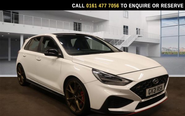 Used 2021 WHITE HYUNDAI I30 Hatchback 2.0 T-GDi N Performance Hatchback 5dr Petrol DCT Euro 6 (s/s) (280 ps) (reg. 2021-06-24) for sale in Stockport