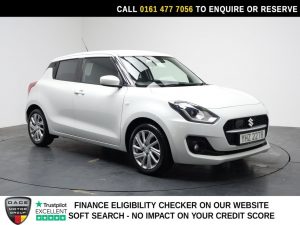 Used 2021 WHITE SUZUKI SWIFT Hatchback 1.2 Dualjet MHEV SZ-T Hatchback 5dr Petrol Hybrid CVT Euro 6 (s/s) (83 ps) (reg. 2021-03-31) for sale in Stockport