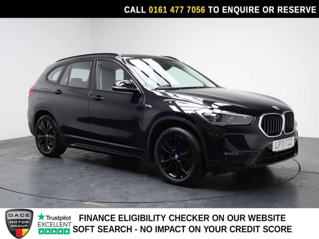 Used 2022 BLACK BMW X1 SUV 1.5 25e 10kWh Sport SUV 5dr Petrol Plug-in Hybrid Auto xDrive Euro 6 (s/s) (220 ps) (reg. 2022-02-21) for sale in Stockport