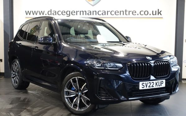 Used 2022 BLACK BMW X3 SUV 2.0 20d MHT M Sport SUV 5dr Diesel Hybrid Auto xDrive Euro 6 (s/s) (190 ps) (reg. 2022-03-02) for sale in Altrincham