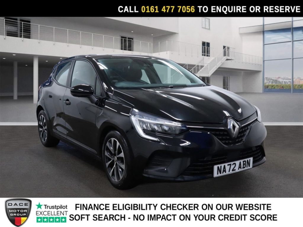 Used 2022 BLACK RENAULT CLIO Hatchback 1.0 TCe Iconic Edition Hatchback 5dr Petrol Manual Euro 6 (s/s) (90 ps) (reg. 2022-12-16) for sale in Stockport