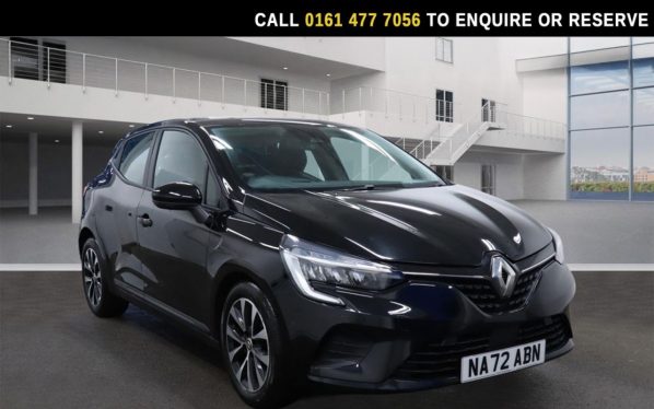 Used 2022 BLACK RENAULT CLIO Hatchback 1.0 TCe Iconic Edition Hatchback 5dr Petrol Manual Euro 6 (s/s) (90 ps) (reg. 2022-12-16) for sale in Stockport