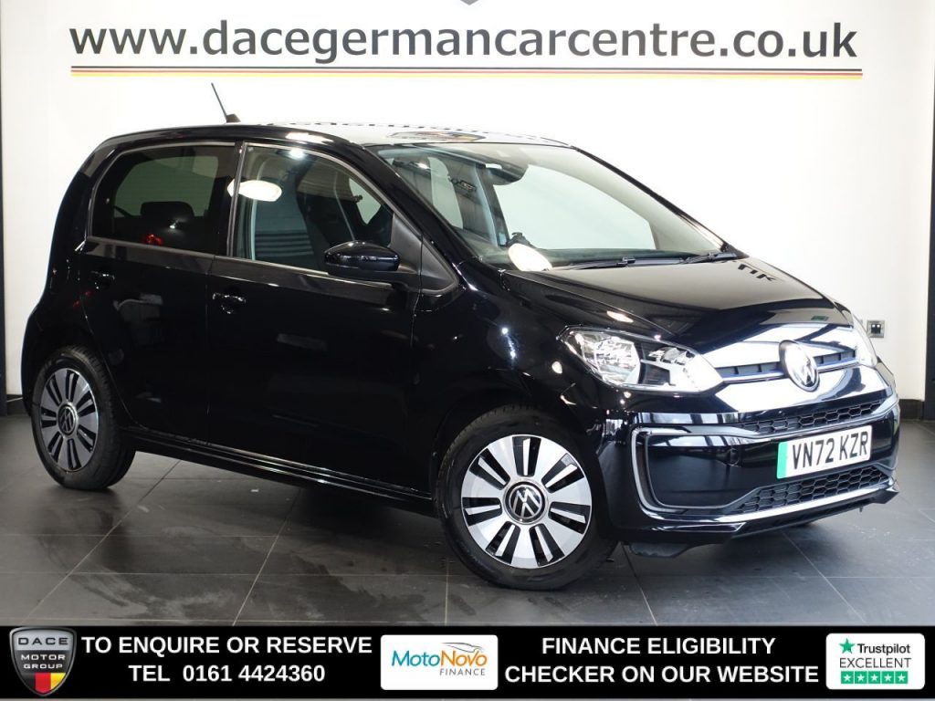 Used 2022 BLACK VOLKSWAGEN e-up! Hatchback 36.8kWh e-up! Hatchback 5dr Electric Auto (82 ps) (reg. 2022-12-30) for sale in Altrincham