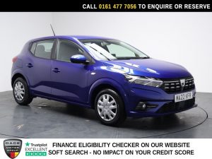 Used 2022 BLUE DACIA SANDERO Hatchback 1.0 TCe Comfort Hatchback 5dr Petrol Manual Euro 6 (s/s) (90 ps) (reg. 2022-03-26) for sale in Stockport