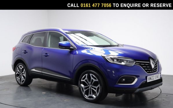 Used 2022 BLUE RENAULT KADJAR SUV 1.3 TCe Techno SUV 5dr Petrol Manual Euro 6 (s/s) (140 ps) (reg. 2022-06-30) for sale in Stockport