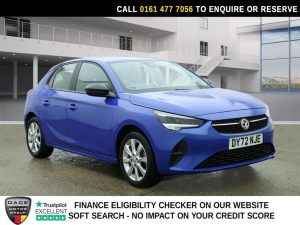 Used 2022 BLUE VAUXHALL CORSA Hatchback 1.2 Design Hatchback 5dr Petrol Manual Euro 6 (75 ps) (reg. 2022-09-30) for sale in Stockport