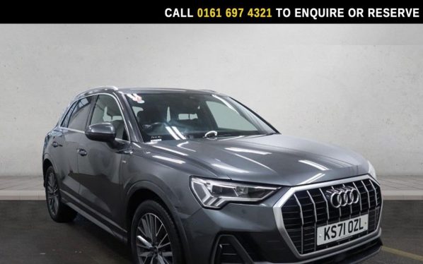 Used 2022 GREY AUDI Q3 SUV 1.5 TFSI CoD 35 S line SUV 5dr Petrol S Tronic Euro 6 (s/s) (150 ps) (reg. 2022-01-26) for sale in Manchester