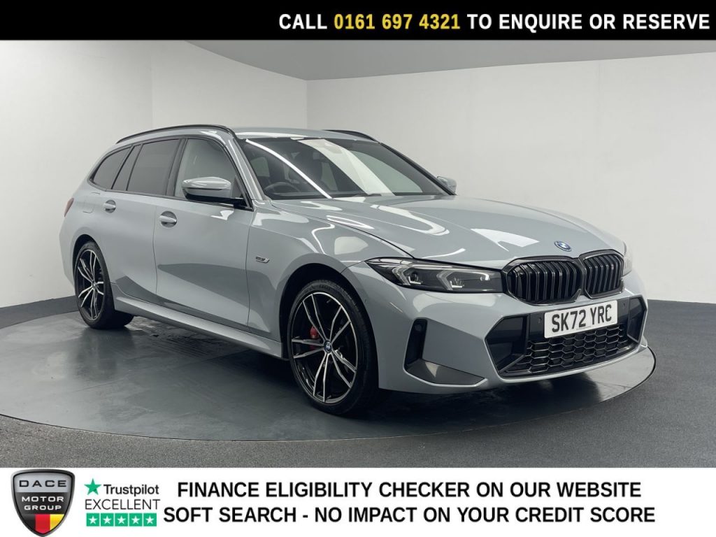 Used 2022 GREY BMW 3 SERIES Estate 2.0 330e 12kWh M Sport Touring 5dr Petrol Plug-in Hybrid Auto xDrive Euro 6 (s/s) (292 ps) (reg. 2022-09-06) for sale in Manchester