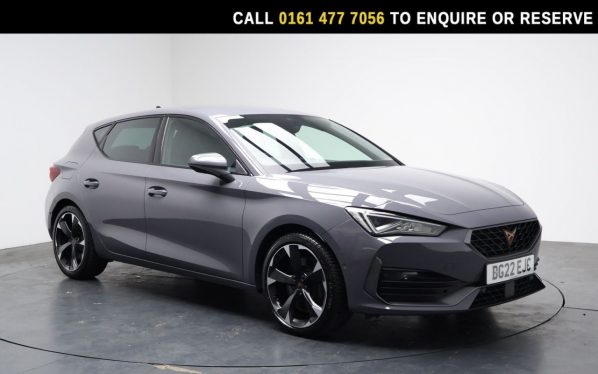 Used 2022 GREY CUPRA LEON Hatchback 2.0 TSI VZ1 Hatchback 5dr Petrol DSG Euro 6 (s/s) (245 ps) (reg. 2022-06-27) for sale in Stockport