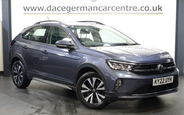 Used 2022 GREY VOLKSWAGEN TAIGO SUV 1.0 TSI Life SUV 5dr Petrol DSG Euro 6 (s/s) (110 ps) (reg. 2022-04-29) for sale in Altrincham