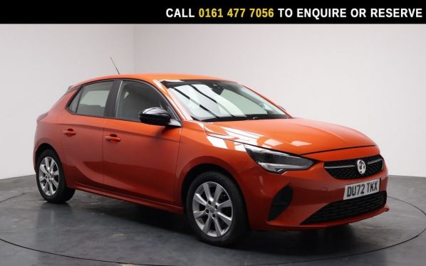 Used 2022 ORANGE VAUXHALL CORSA Hatchback 1.2 Design Hatchback 5dr Petrol Manual Euro 6 (75 ps) (reg. 2022-09-12) for sale in Stockport