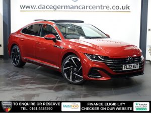 Used 2022 RED VOLKSWAGEN ARTEON Hatchback 2.0 TSI R-Line Fastback 5dr Petrol DSG Euro 6 (s/s) (190 ps) (reg. 2022-03-31) for sale in Altrincham
