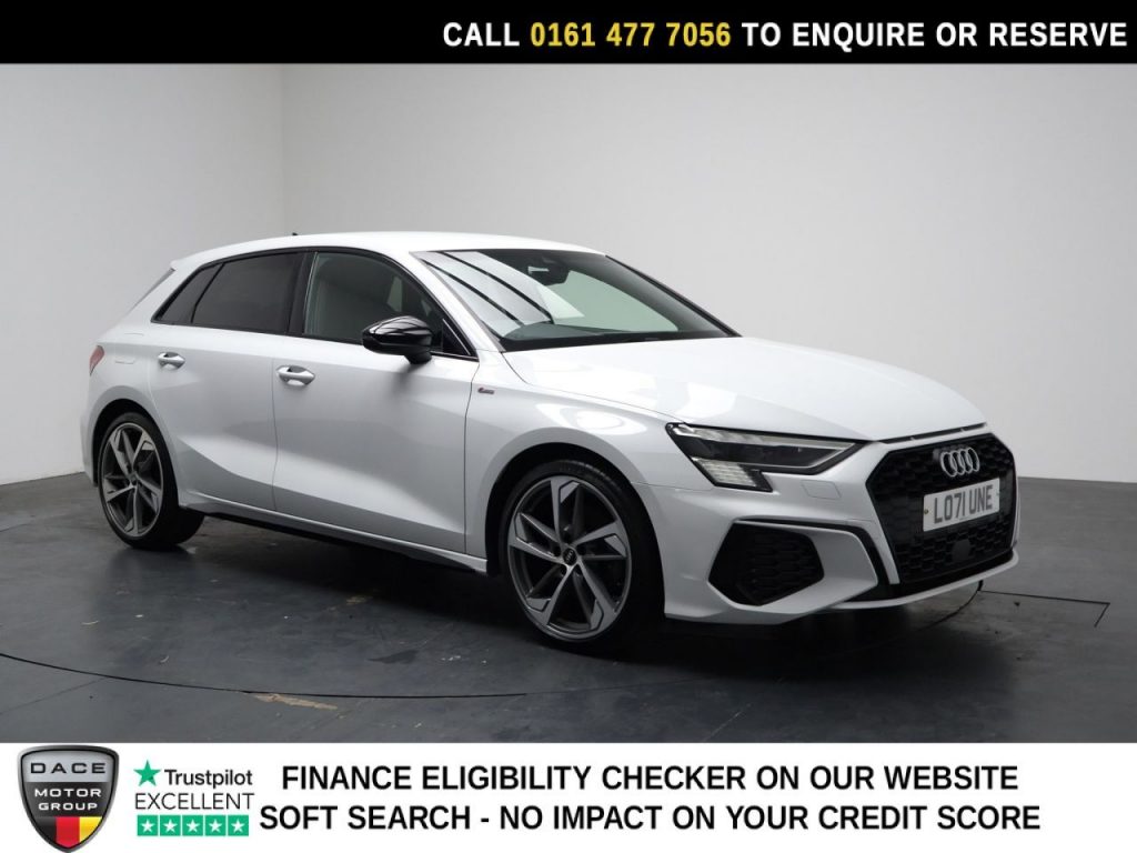 Used 2022 WHITE AUDI A3 Hatchback 1.5 TFSI 35 Edition 1 Sportback 5dr Petrol S Tronic Euro 6 (s/s) (150 ps) (reg. 2022-01-28) for sale in Stockport