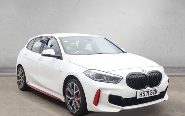 Used 2022 WHITE BMW 1 SERIES Hatchback 2.0 128ti (LCP) Hatchback 5dr Petrol Auto Euro 6 (s/s) (265 ps) (reg. 2022-02-28) for sale in Altrincham