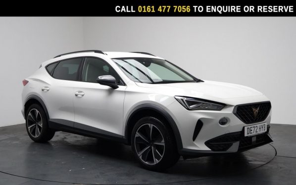 Used 2022 WHITE CUPRA FORMENTOR SUV 1.5 TSI V1 SUV 5dr Petrol Manual Euro 6 (s/s) (150 ps) (reg. 2022-09-30) for sale in Stockport