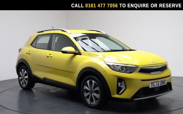 Used 2022 YELLOW KIA STONIC SUV 1.0 T-GDi 2 SUV 5dr Petrol Manual Euro 6 (s/s) (99 bhp) (reg. 2022-10-28) for sale in Stockport