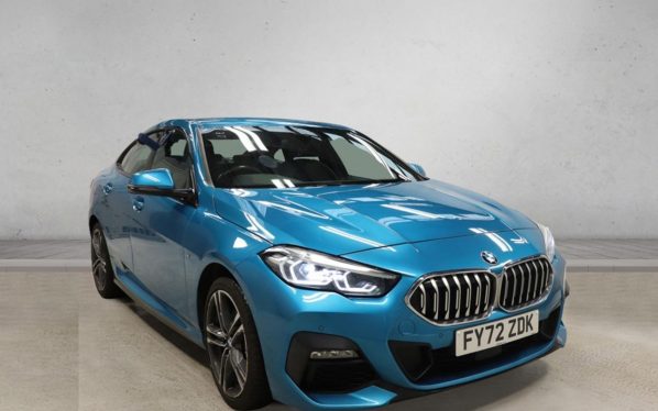 Used 2023 BLUE BMW 2 SERIES GRAN COUPE Saloon 1.5 218i M Sport Saloon 4dr Petrol DCT Euro 6 (s/s) (136 ps) (reg. 2023-02-24) for sale in Altrincham
