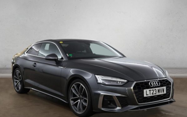 Used 2023 GREY AUDI A5 Coupe 2.0 TFSI 35 S line Coupe 2dr Petrol S Tronic Euro 6 (s/s) (150 ps) (reg. 2023-04-13) for sale in Altrincham
