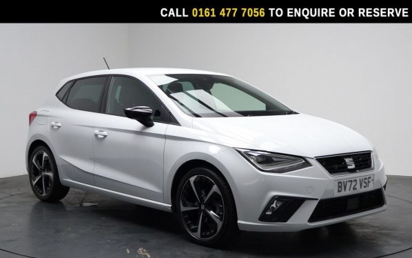 Used 2023 WHITE SEAT IBIZA Hatchback 1.0 TSI FR Sport Hatchback 5dr Petrol Manual Euro 6 (s/s) (110 ps) (reg. 2023-01-10) for sale in Stockport