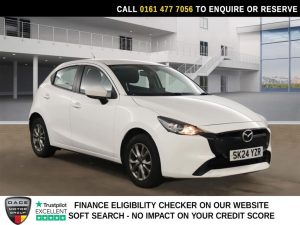 Used 2024 WHITE MAZDA MAZDA2 Hatchback 1.5 SKYACTIV-G Centre-Line Hatchback 5dr Petrol Manual Euro 6 (s/s) (75 ps) (reg. 2024-04-05) for sale in Stockport