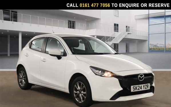 Used 2024 WHITE MAZDA MAZDA2 Hatchback 1.5 SKYACTIV-G Centre-Line Hatchback 5dr Petrol Manual Euro 6 (s/s) (75 ps) (reg. 2024-04-05) for sale in Stockport