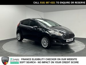 Used 2013 BLACK FORD FIESTA Hatchback 1.0T EcoBoost Titanium Hatchback 5dr Petrol Manual Euro 5 (s/s) (125 ps) (reg. 2013-06-14) for sale in Manchester