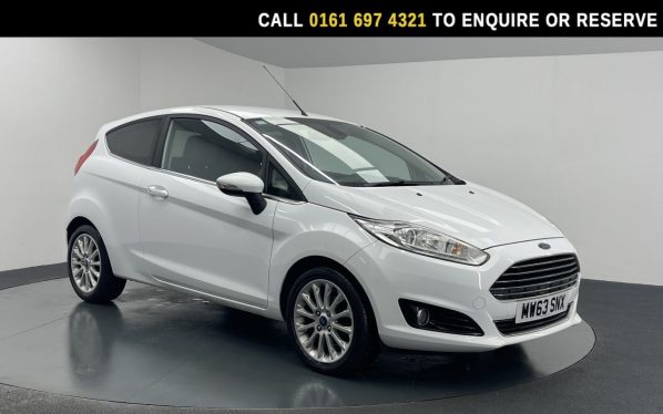 Used 2013 WHITE FORD FIESTA Hatchback 1.0T EcoBoost Titanium X Hatchback 3dr Petrol Manual Euro 5 (s/s) (125 ps) (reg. 2013-09-30) for sale in Manchester