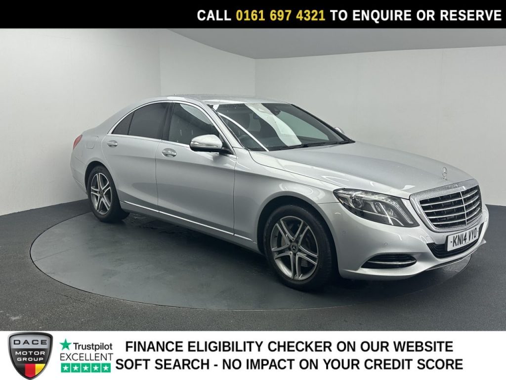 Used 2014 SILVER MERCEDES-BENZ S-CLASS Saloon 3.0 S350 V6 BlueTEC SE Line Saloon 4dr Diesel G-Tronic+ Euro 6 (s/s) (258 ps) (reg. 2014-03-21) for sale in Manchester