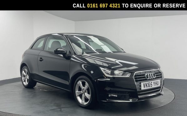 Used 2015 BLACK AUDI A1 Hatchback 1.0 TFSI Sport Hatchback 3dr Petrol Manual Euro 6 (s/s) (95 ps) (reg. 2015-10-30) for sale in Manchester