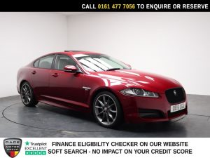Used 2015 RED JAGUAR XF Saloon 2.2d R-Sport Black Saloon 4dr Diesel Auto Euro 5 (s/s) (200 ps) (reg. 2015-06-04) for sale in Stockport