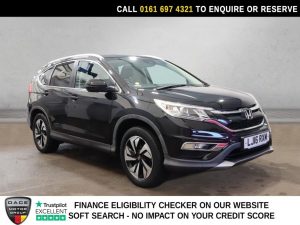 Used 2016 BLACK HONDA CR-V SUV 2.0 i-VTEC SR SUV 5dr Petrol Auto 4WD Euro 6 (155 ps) (reg. 2016-07-28) for sale in Manchester