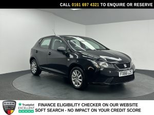 Used 2016 BLACK SEAT IBIZA Hatchback 1.0 SOL Hatchback 5dr Petrol Manual Euro 6 (75 ps) (reg. 2016-09-03) for sale in Manchester