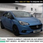 Used 2016 BLUE VAUXHALL CORSA Hatchback 1.4i ecoFLEX Limited Edition Hatchback 3dr Petrol Manual Euro 6 (90 ps) (reg. 2016-09-17) for sale in Stockport
