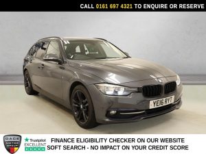 Used 2016 GREY BMW 3 SERIES Estate 2.0 320d Sport Touring 5dr Diesel Auto Euro 6 (s/s) (190 ps) (reg. 2016-05-09) for sale in Manchester