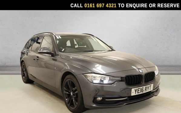 Used 2016 GREY BMW 3 SERIES Estate 2.0 320d Sport Touring 5dr Diesel Auto Euro 6 (s/s) (190 ps) (reg. 2016-05-09) for sale in Manchester