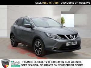Used 2016 GREY NISSAN QASHQAI SUV 1.2 DIG-T Tekna SUV 5dr Petrol Manual 2WD Euro 6 (s/s) (115 ps) (reg. 2016-03-31) for sale in Stockport