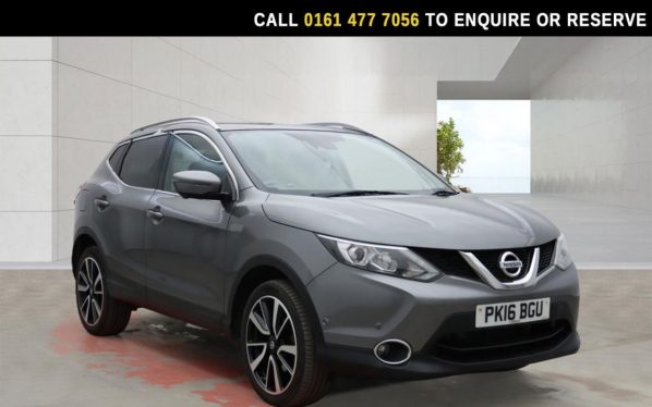 Used 2016 GREY NISSAN QASHQAI SUV 1.2 DIG-T Tekna SUV 5dr Petrol Manual 2WD Euro 6 (s/s) (115 ps) (reg. 2016-03-31) for sale in Stockport